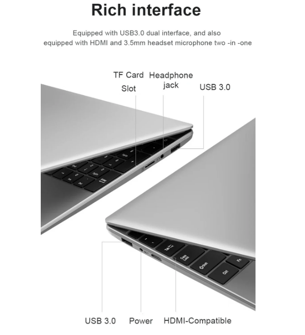 Notebook 14.1 "Windows 11 Pro Intel Core I9 8950 HK 16GB RAM 1TB 2TB SSD