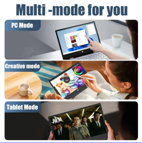 Laptop touch screen da 11,6 pollici 2 in 1 Intel i7 8500Y Windows 11 Pro Computer 8 GB DDR4 512 GB 1 TB 2 TB SSD