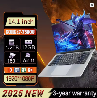 Notebook 14.1 "INTEL CORE i7 7500U 12GB DDR4 1TB 2TB SSD i7  1920*1080 Windows 11