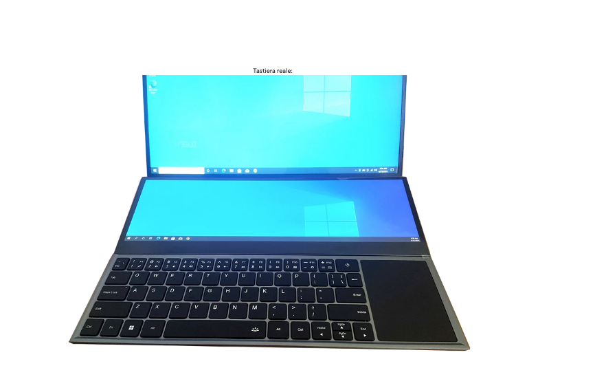 Notebook a doppio schermo LCD touch da 16 pollici 8, 16, 32 GB RAM e 512 GB, 1 TB e 2 TB SSD, Intel I7 9a generazione 6 core